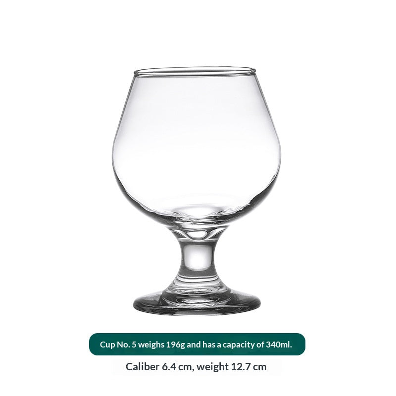 Short-Stemmed Wine Glass Set - Multiple Sizes & Quantities for Red & Brandy