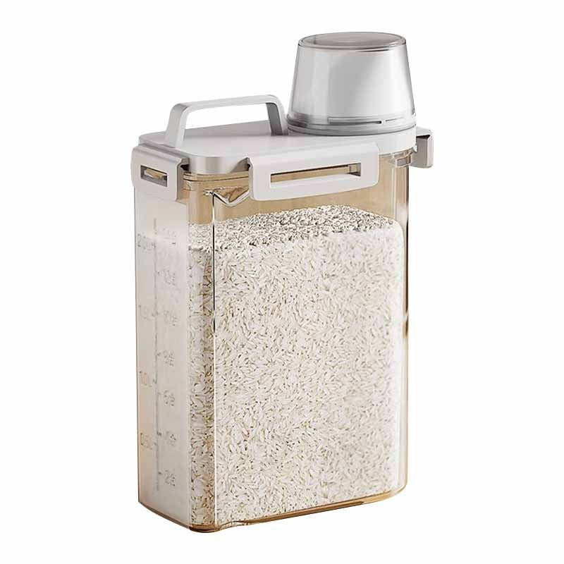 Food Grade Storage Jar for Rice, Noodles & Cereals - 1.8L/2.5L/3L Options