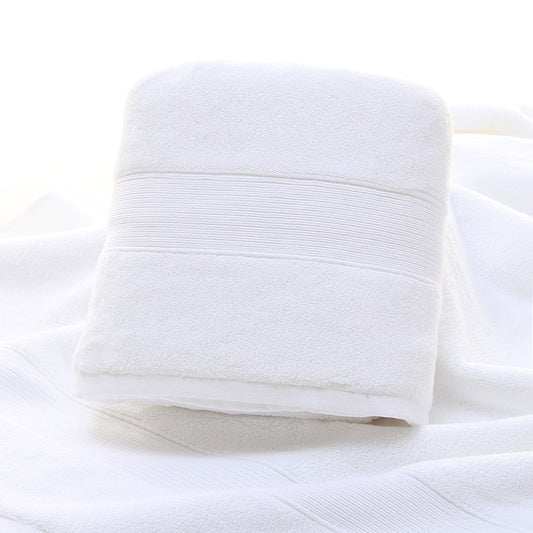 Pure Cotton Bath Towel Set - Soft, Absorbent, Multiple Sizes & Colors