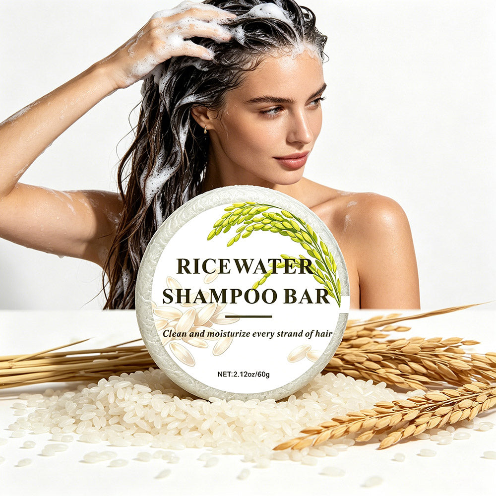 Rice Shampoo Bar 60g - Gentle Hair & Body Care