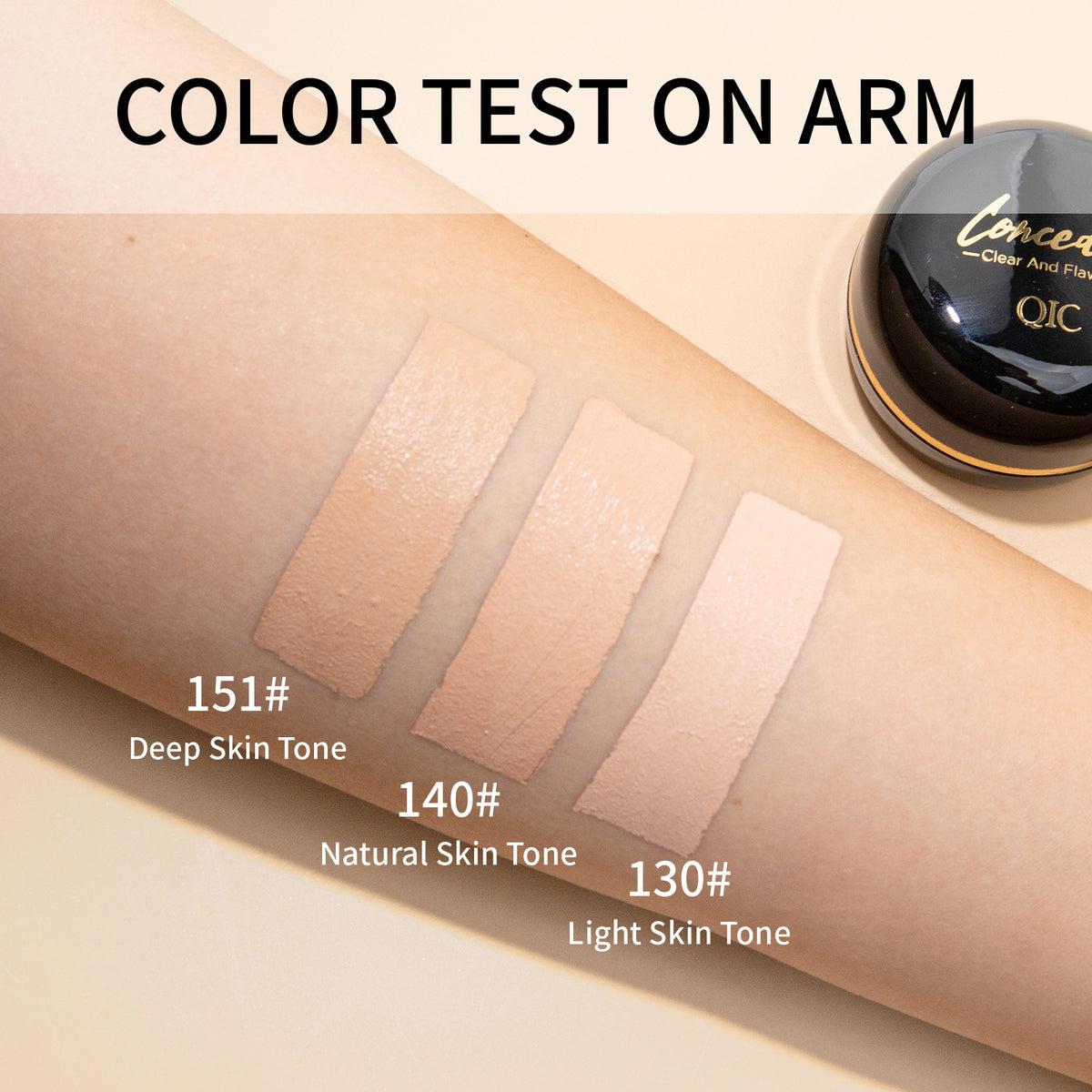 Concealer Stick for Tattoo, Acne, Dark Circles & Pores - 15g, Multiple Shades