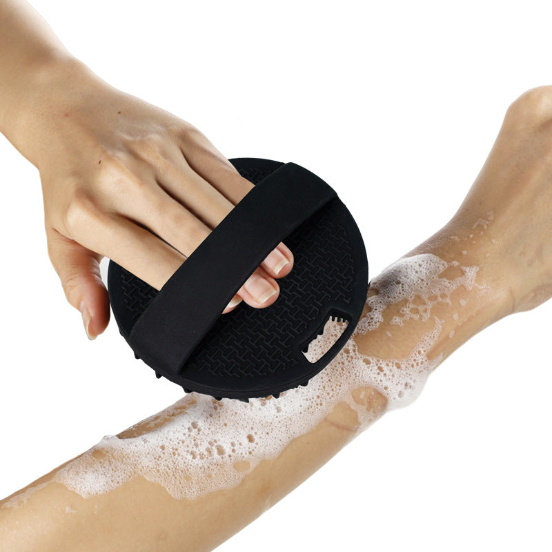 Handheld Silicone Shower Bath Brush - Home Bathroom Cleaning Tool