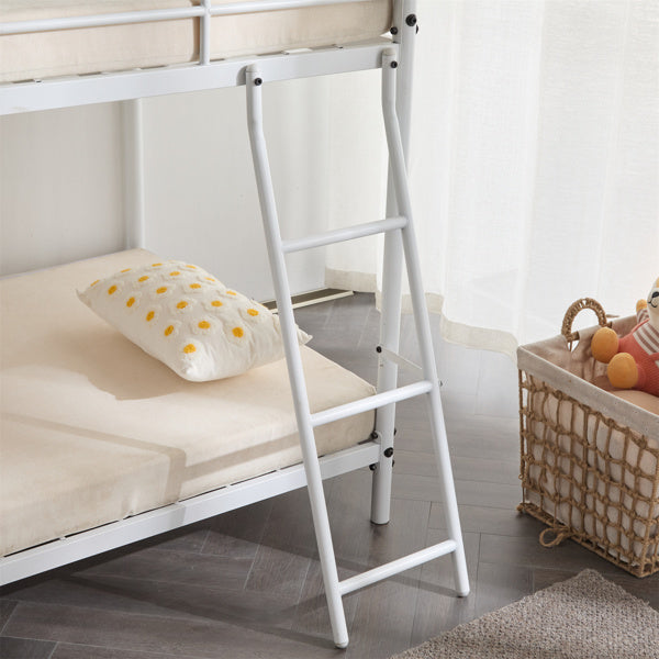 Twin Size Metal Bunk Bed For Kids Teens Adults, Heavy Duty With