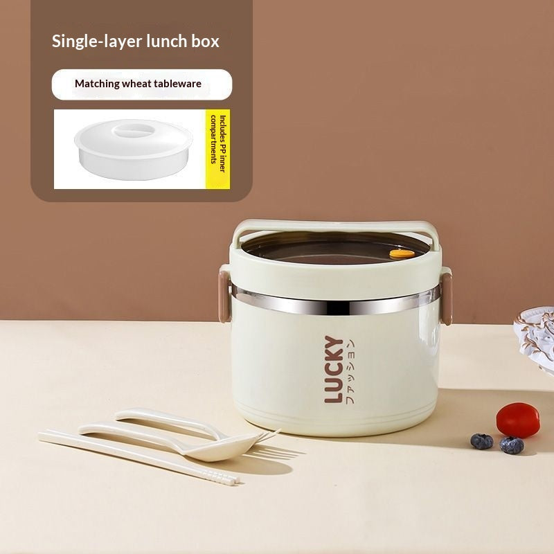 Stainless Steel Lunch Box Multi-Layer Food Container with Tools