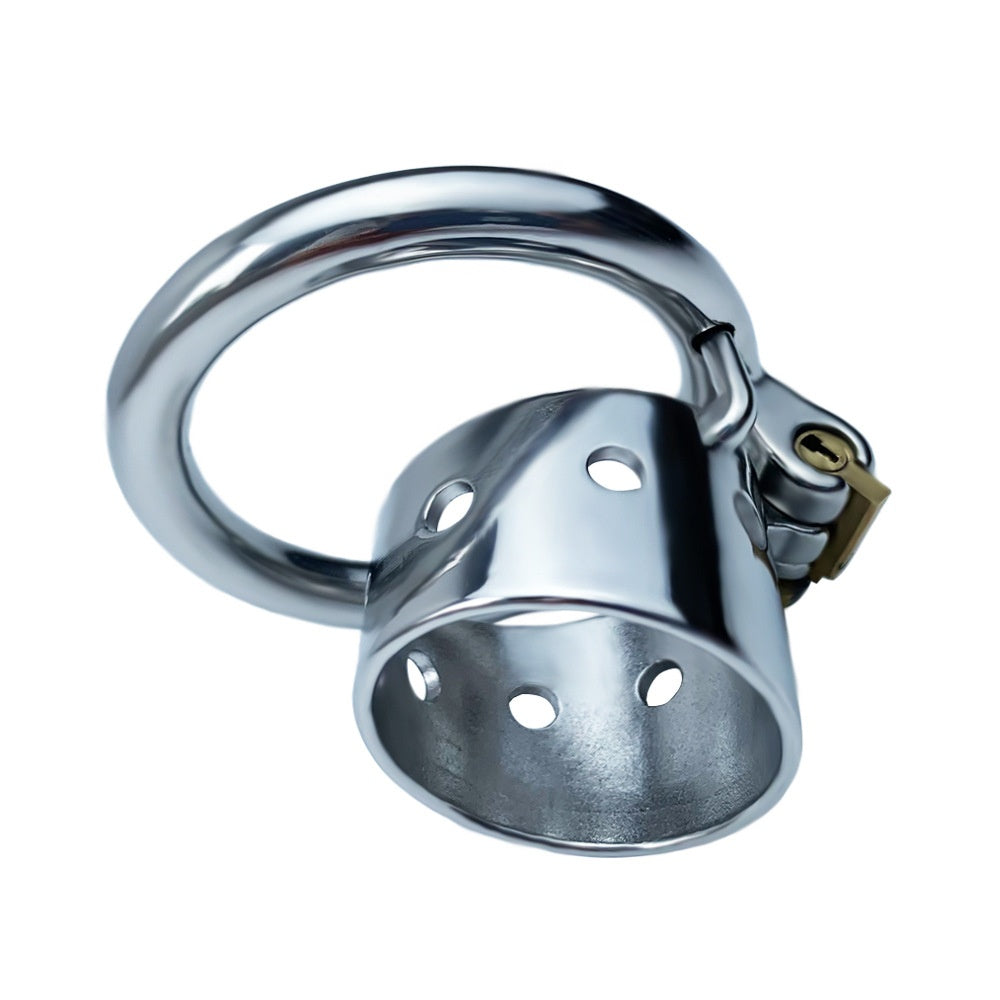 Short Stainless Steel Chastity Lock Men’s Ring Lock Adult Toy