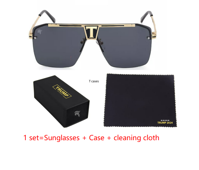 Cycling Sunglasses with Cases and Cleaning Cloth - Black