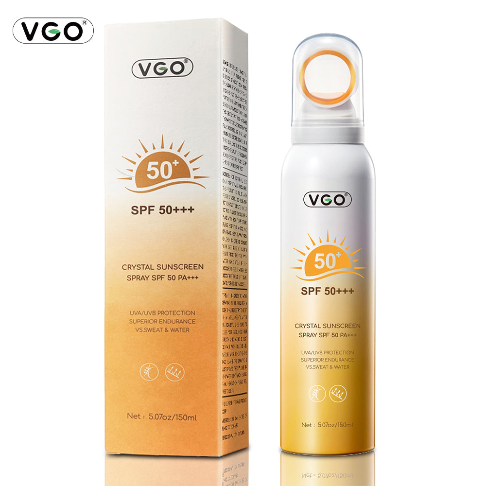 Crystal Sunscreen Spray SPF 50 PA - 150ml Waterproof Body Sun Protection