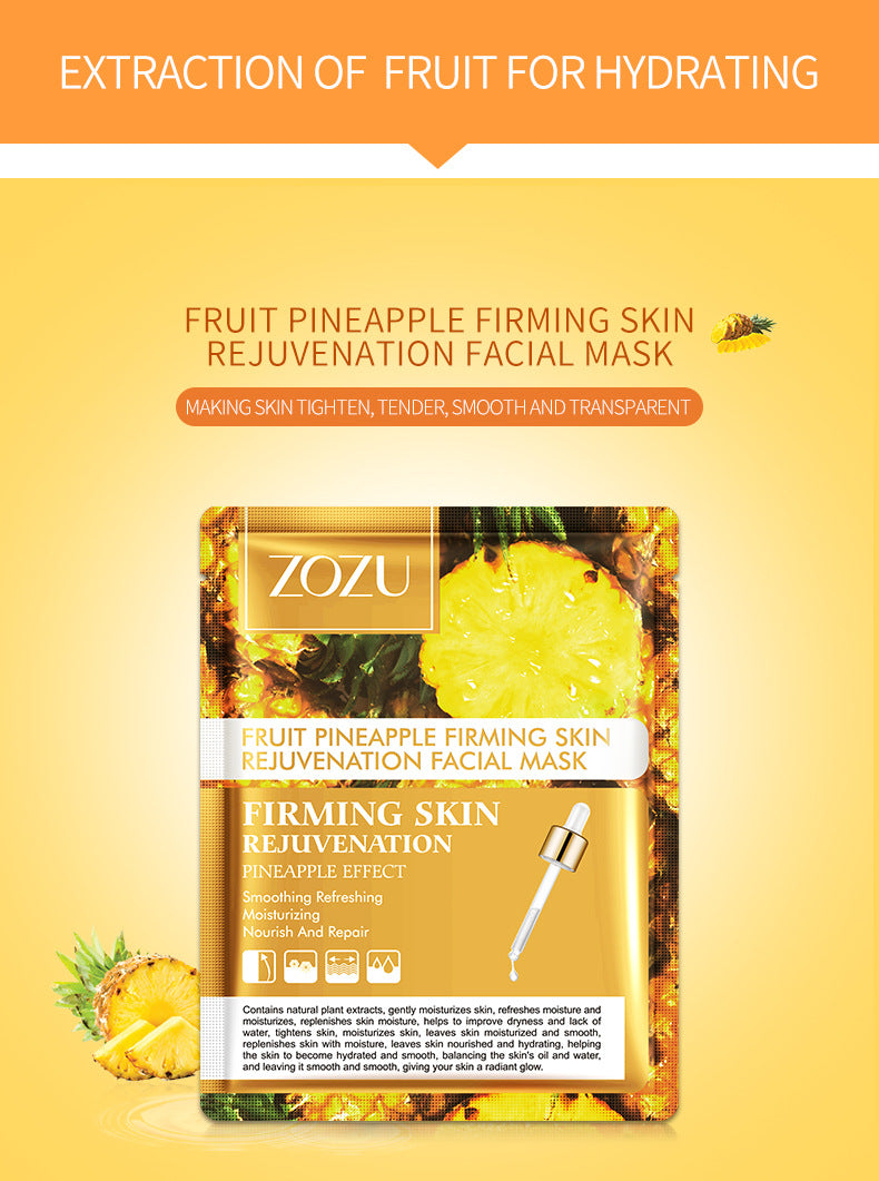 Fruit Flavor Hydrating Facial Mask for All Skin Types - Nourishing Skin Care