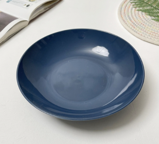 8-Inch Ceramic Plate Set for Kitchen Storage - Multiple Styles