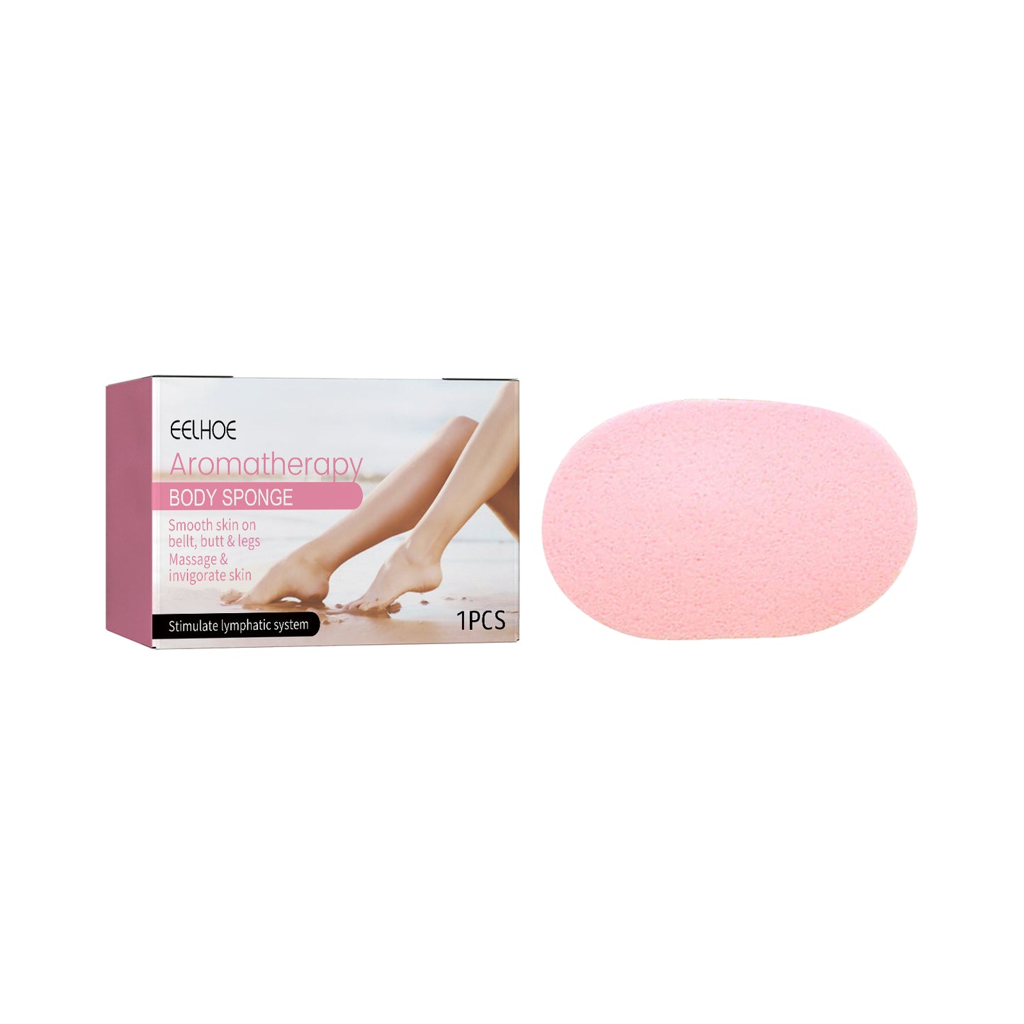 Aromatherapy Body Cleansing Sponge with Shea Butter & Glycerin