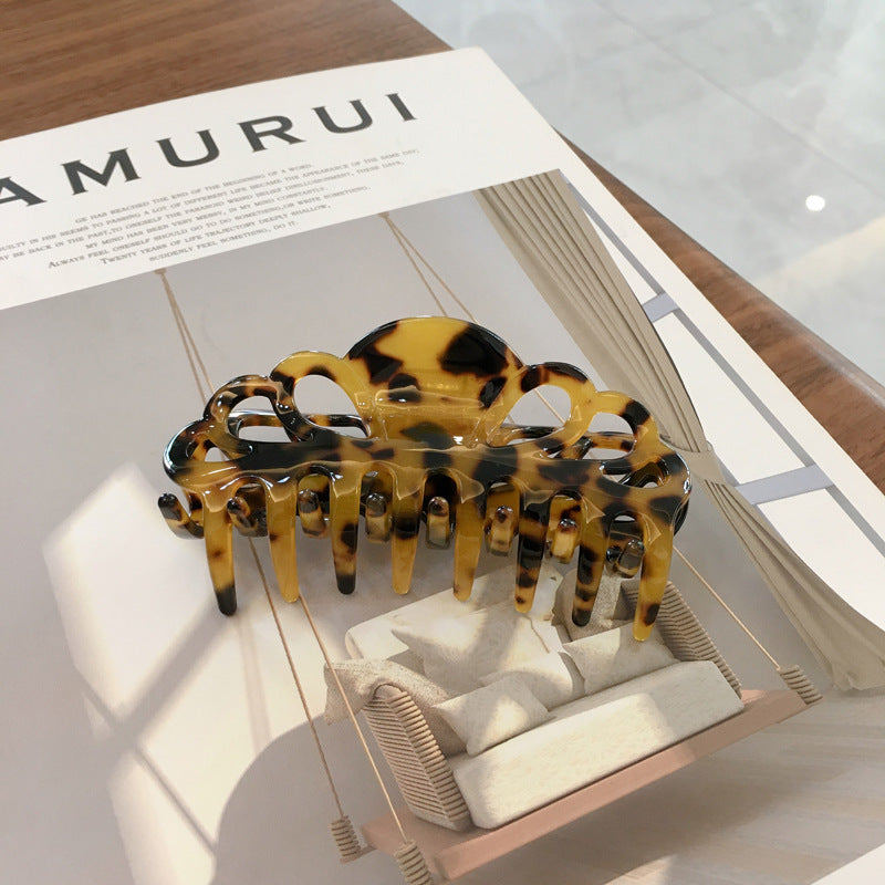 Acetate Hair Clip - Korean Style Geometric Hairpin