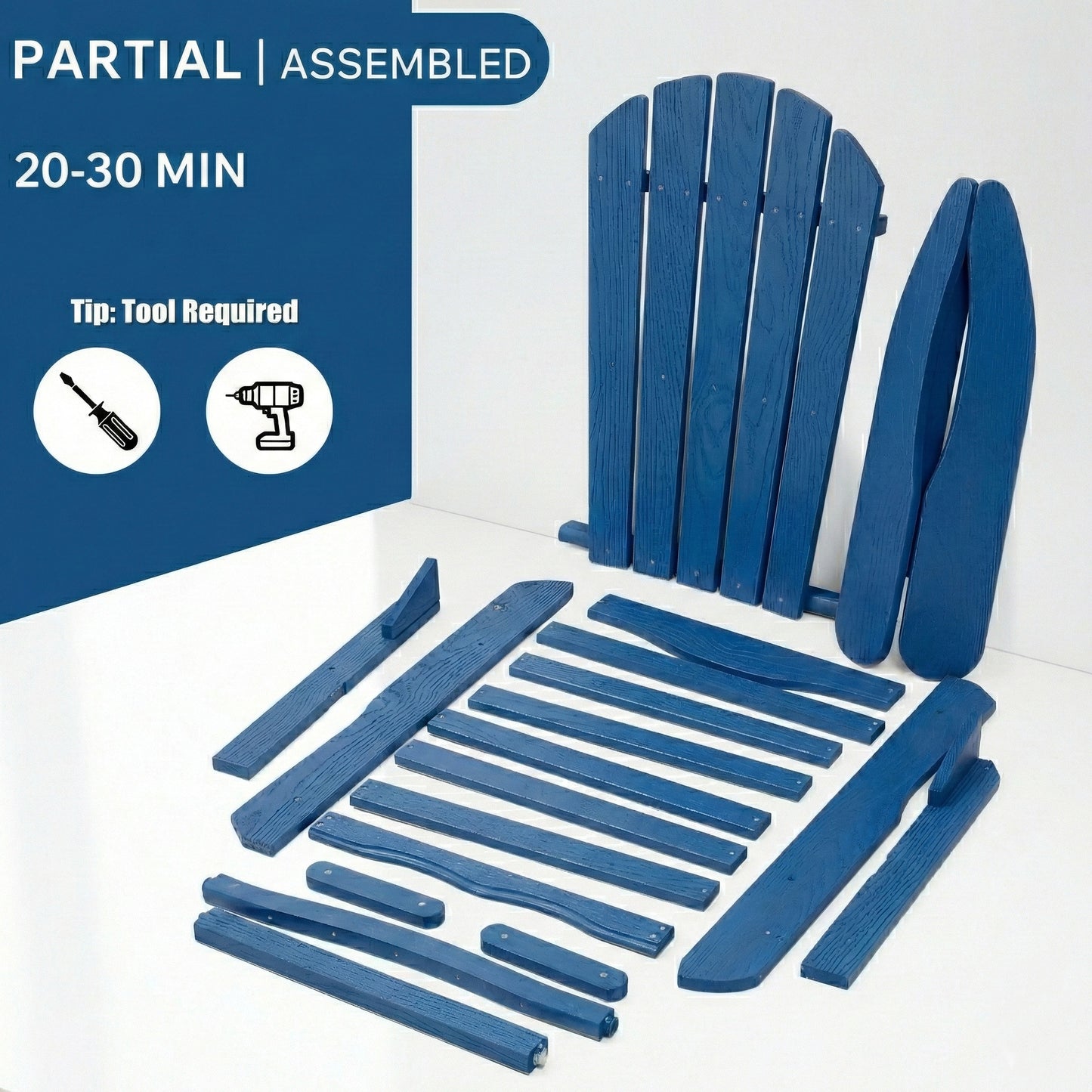 Wood Lounge Patio Chair For Garden Outdoor Wooden Folding Embossed