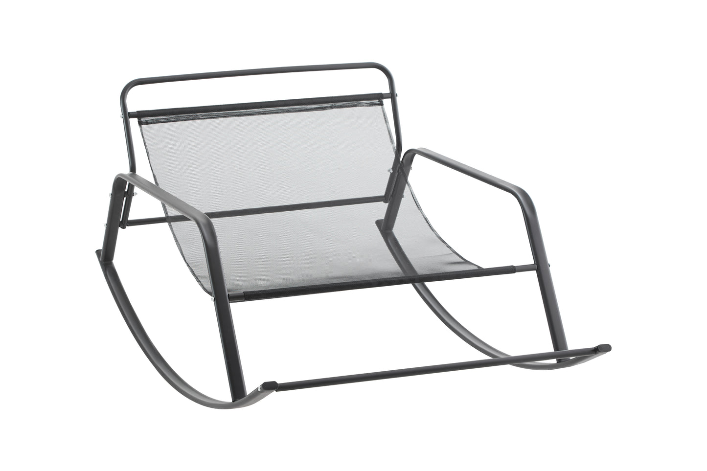 Extra-Wide White Rocking Chair - Upholstered Gliding Recliner