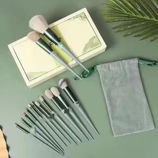 Set of 13 Soft Makeup Brushes for Face Blush Powder - Quick-Drying & Super Gentle