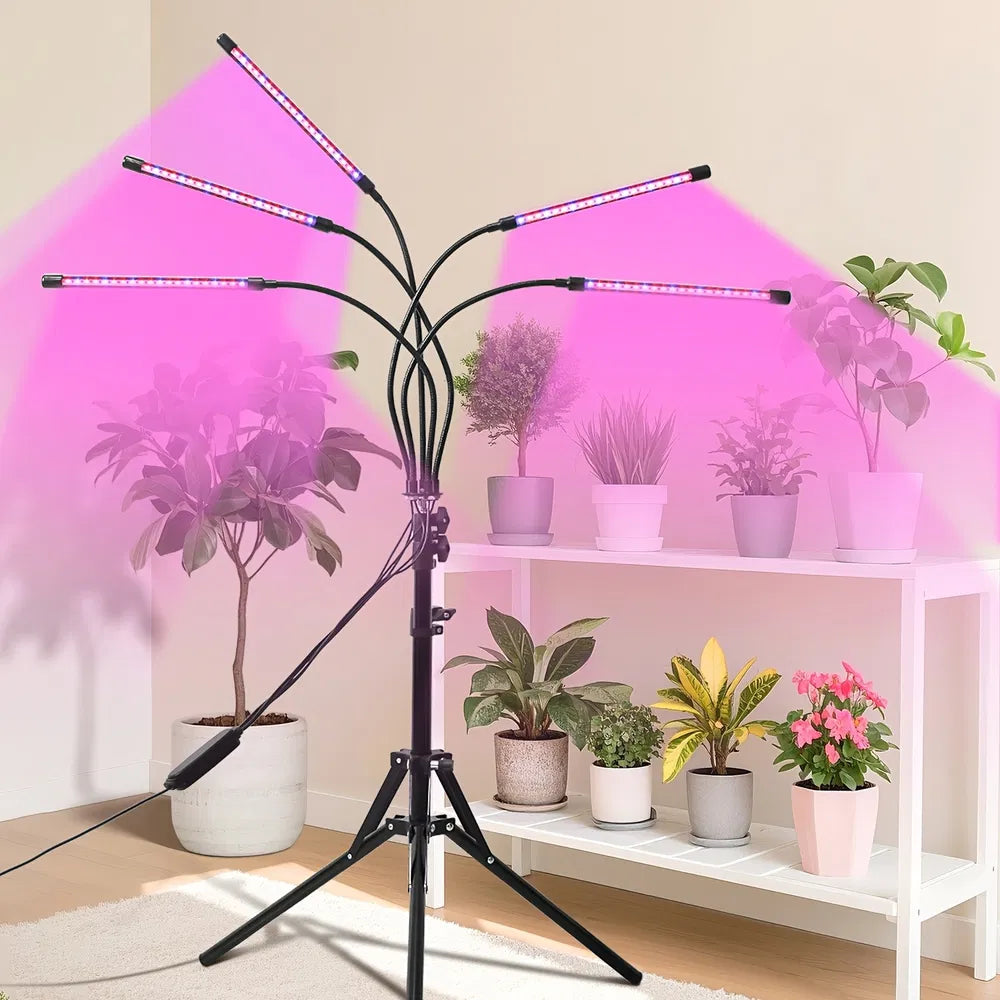 Full Spectrum Plant Grow Light with Adjustable Stand - 80 LEDs