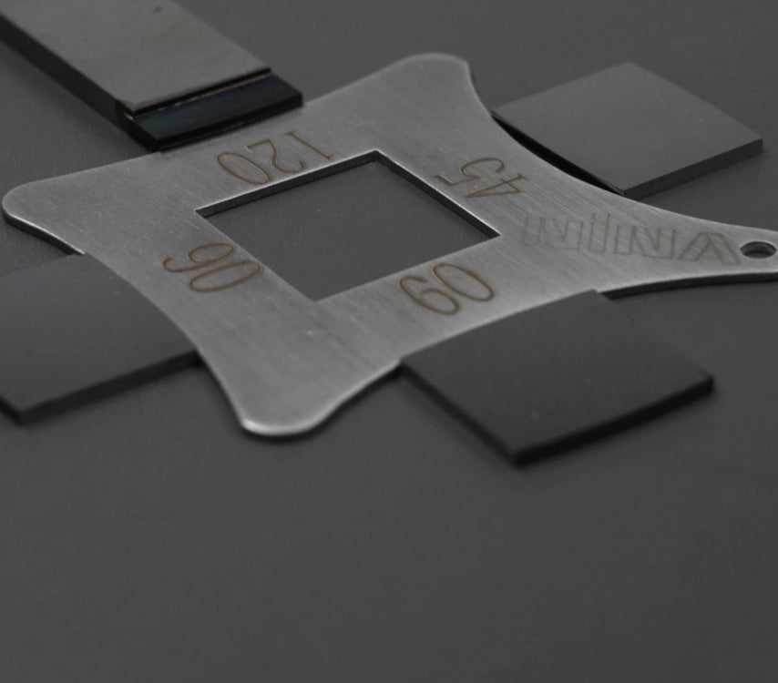 High-Precision Steel Lapping and Scraping Square-Inch Standard Gauge Blade