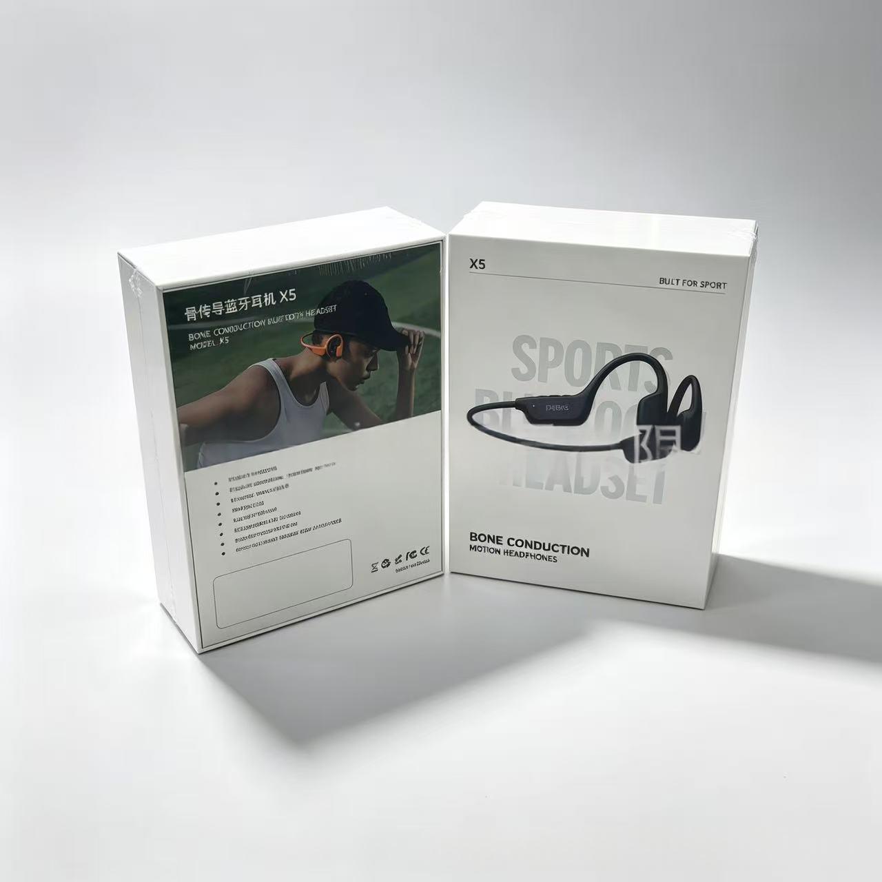 Open-Ear Bone Conduction Sports Headphones with Long Battery Life - Waterproof & Stereo Sound