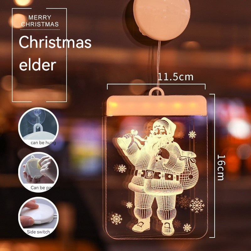 Christmas Pendant Light with Ambience Lighting - USB Powered Festive Decor