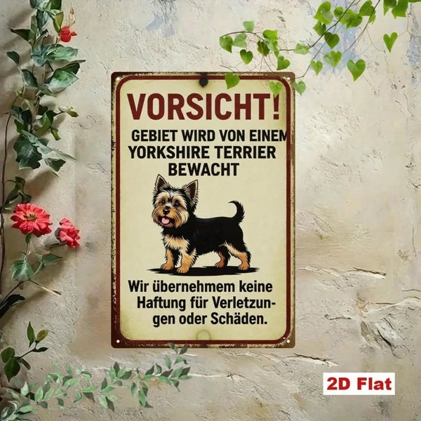 Metal Tin Wall Decoration Sign - 20 cm x 20 cm