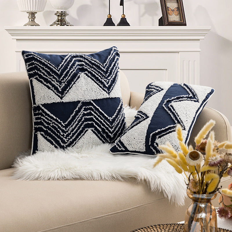Bohemian Tufted Pillowcase Set - Nordic Style Geometric Decorative Pillows