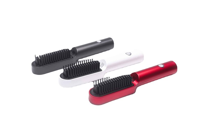 Wireless USB Hair Straightener & Curling Iron - Rechargeable Portable Styling Tool