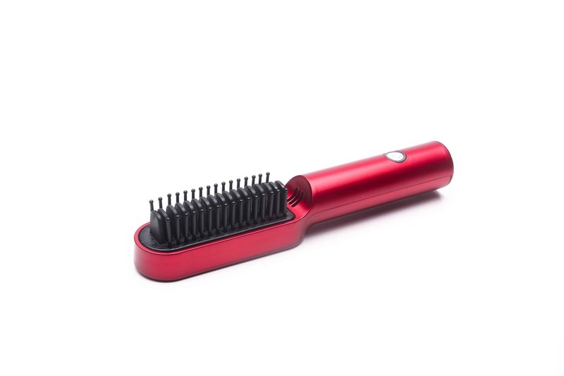 Wireless USB Hair Straightener & Curling Iron - Rechargeable Portable Styling Tool