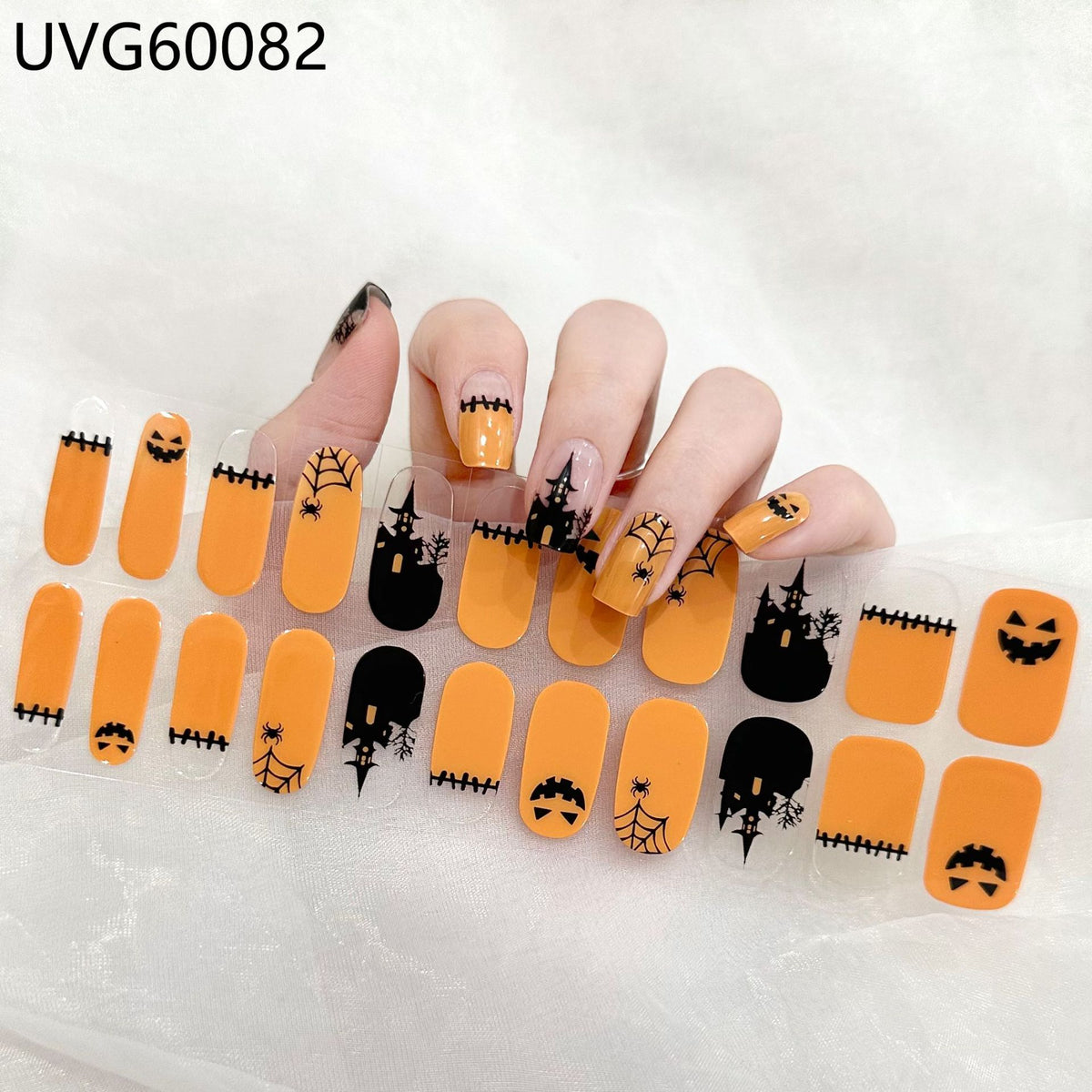 Transparent UV Gel Nail Stickers