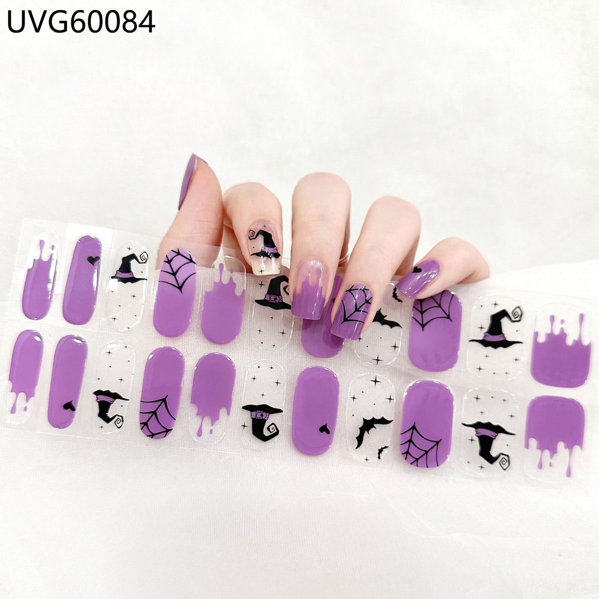 Transparent UV Gel Nail Stickers