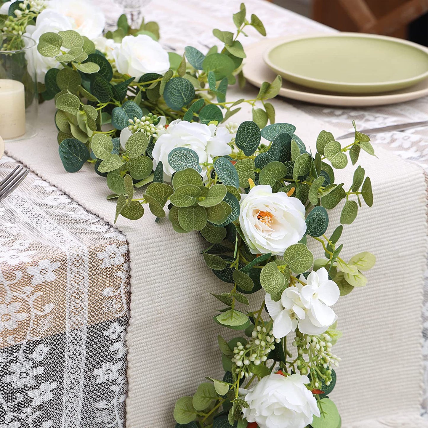 Eucalyptus Vine Wedding Party Decoration Green 1.8m
