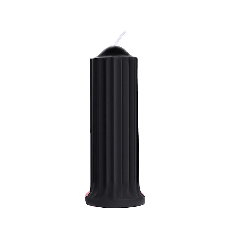 Soy Wax Cylindrical Candle for Home & Wellness - Black, Pink, Red Variants