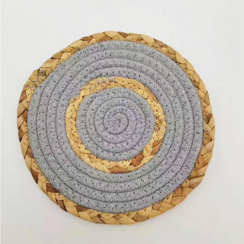 Cotton String Placemat Set - Round, Rectangular, Multi-Size Home Dinnerware