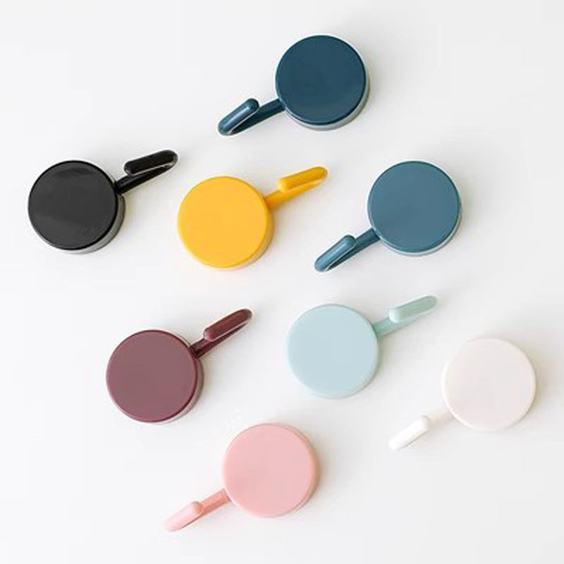 Strong Adhesive Wall Hooks Set - 10 Pcs, Load Up to 2kg, Modern Home Storage