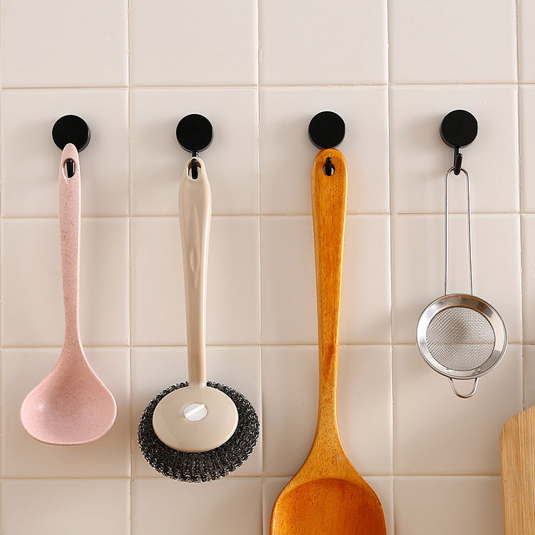 Strong Adhesive Wall Hooks Set - 10 Pcs, Load Up to 2kg, Modern Home Storage