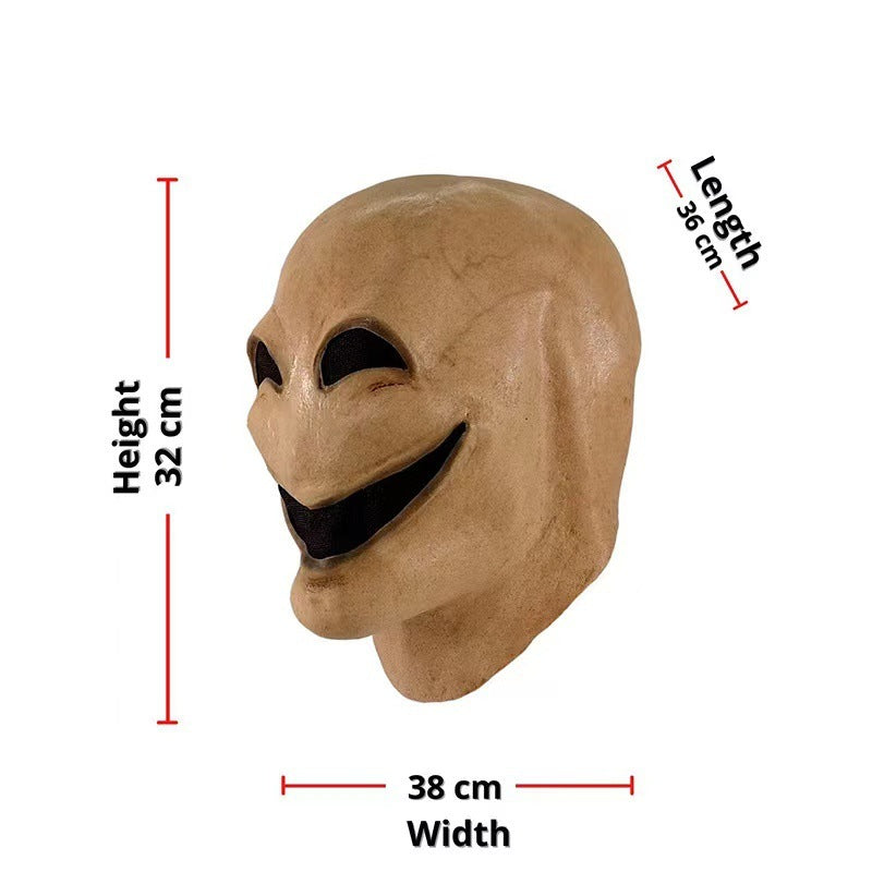 Halloween Alien Mask with Faceless & Smiling Variants - Latex Party Costume