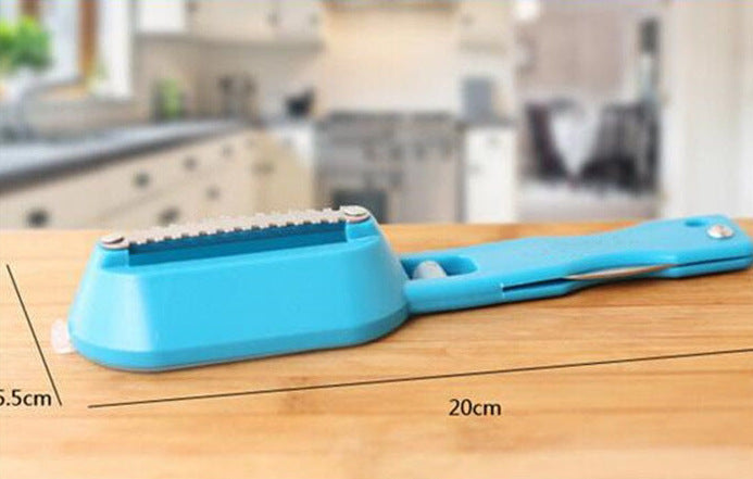 Fish Scale Peeler & Scale Remover Multi-Purpose Kitchen Tool - Black, Blue, Green