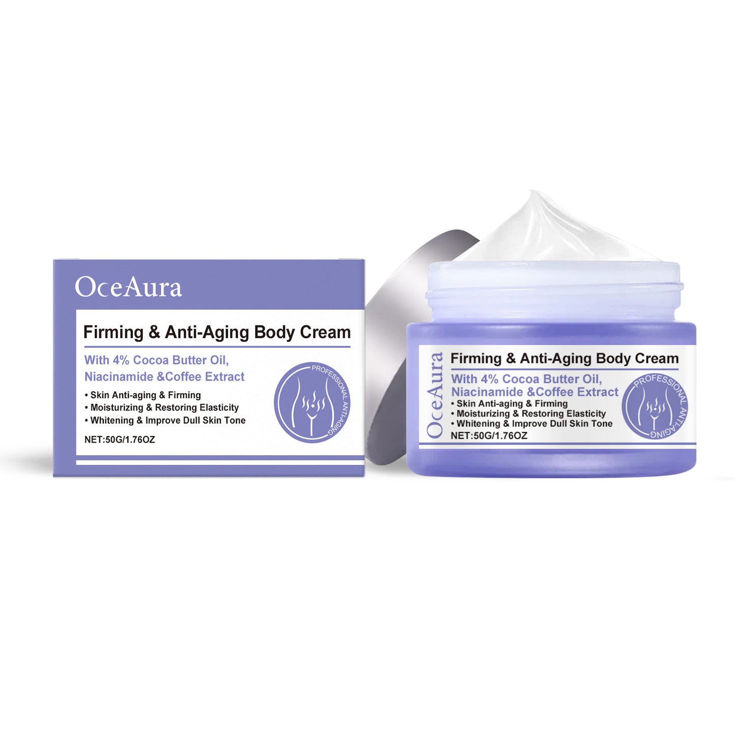 Hydrating Body Cream Moisturizer Nourishing Firming 50g