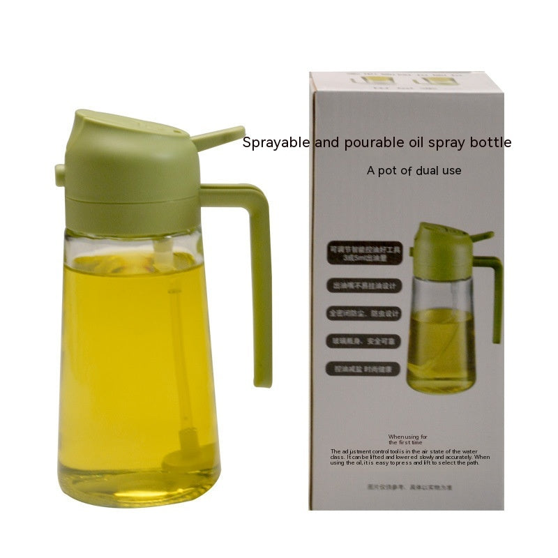 Two-in-One Oil Spray Dispenser for Kitchen & Barbecue - Capacity Options