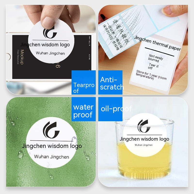 Waterproof Thermosensitive Self-Adhesive Label Roll for Home & Kitchen