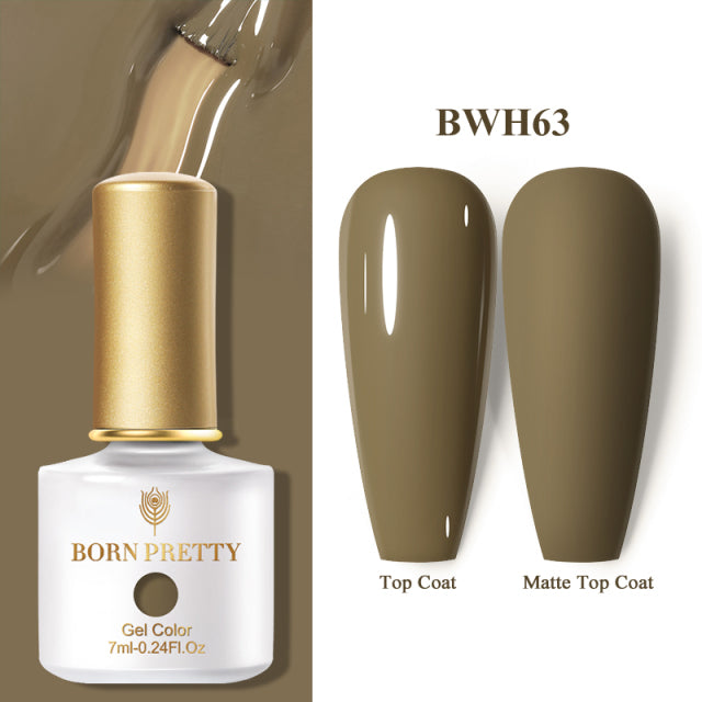 One-Color Gel Nail Polish 7ml - Long-Lasting, Non-Toxic, Professional & Home Use