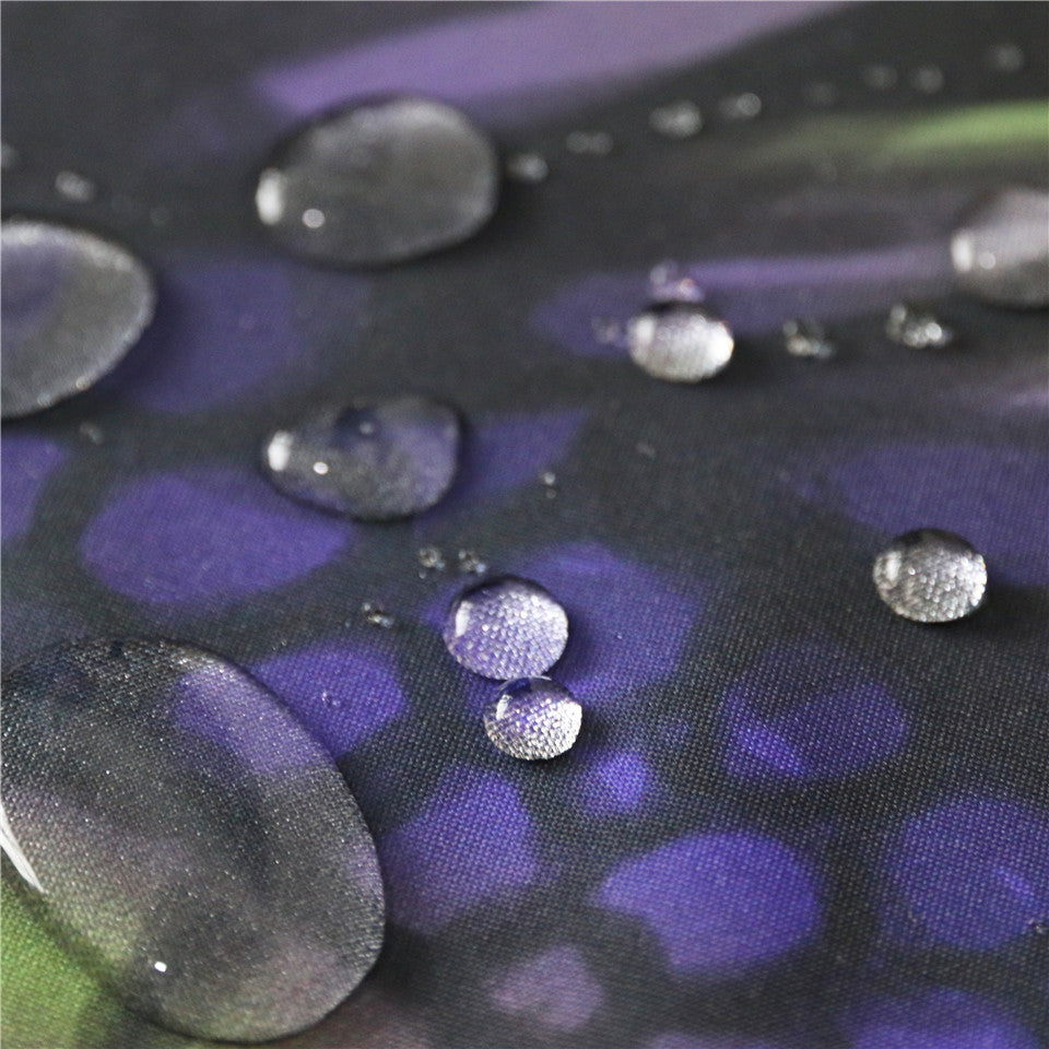 Digital Printing Polyester Shower Curtain Custom Size Bathroom Decor