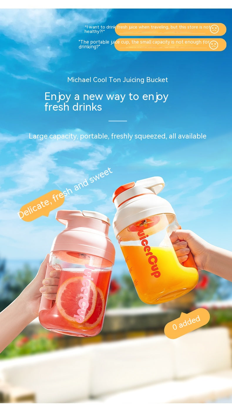 Portable Juicer Electric Fruit Extractor with Multi-Function Juice Cup