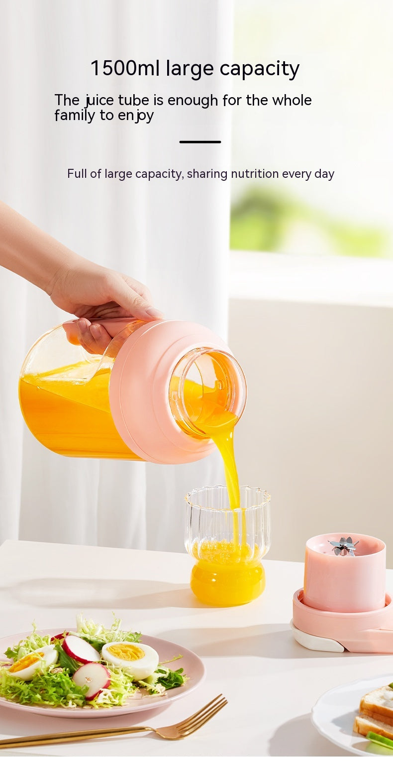 Portable Juicer Electric Fruit Extractor with Multi-Function Juice Cup