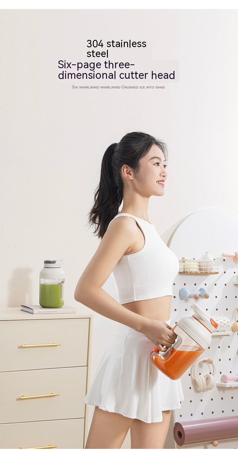 Portable Juicer Electric Fruit Extractor with Multi-Function Juice Cup