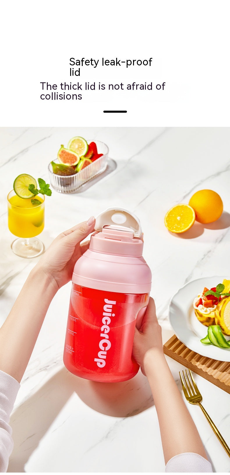 Portable Juicer Electric Fruit Extractor with Multi-Function Juice Cup