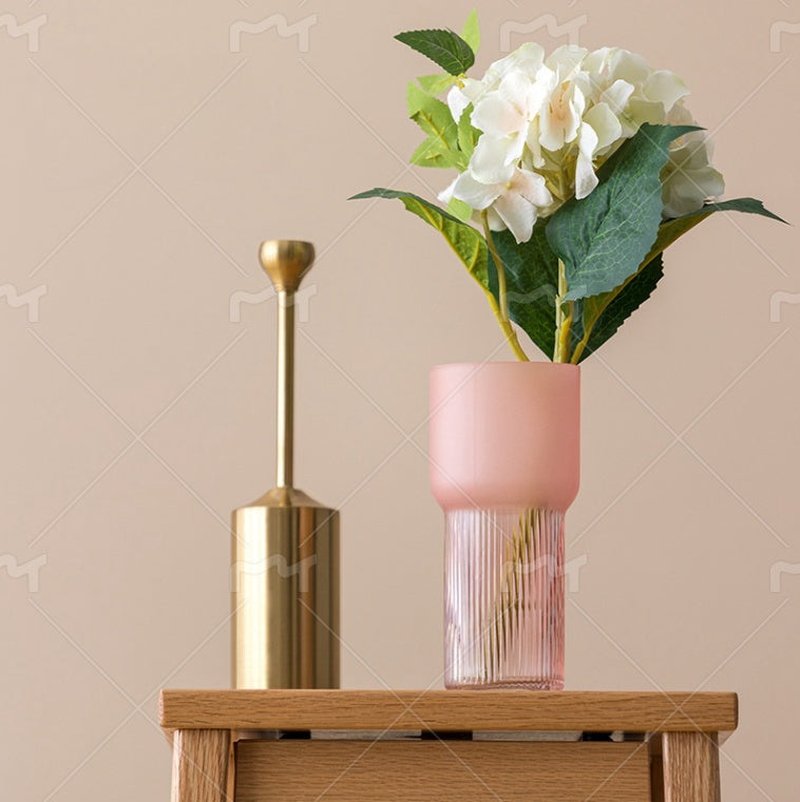 Nordic Glass Vase - Handmade, Small/Medium/Large Phantom Size Decor