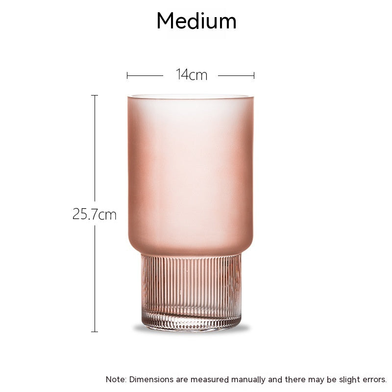 Nordic Glass Vase - Handmade, Small/Medium/Large Phantom Size Decor
