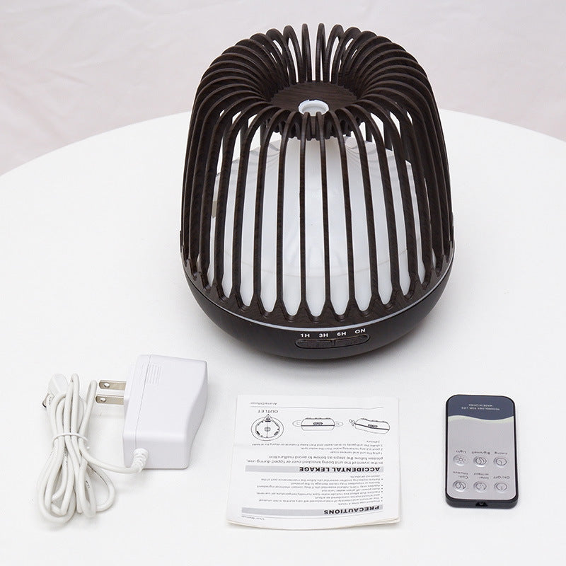 Wood Grain Aromatherapy Diffuser for Home & Relaxation