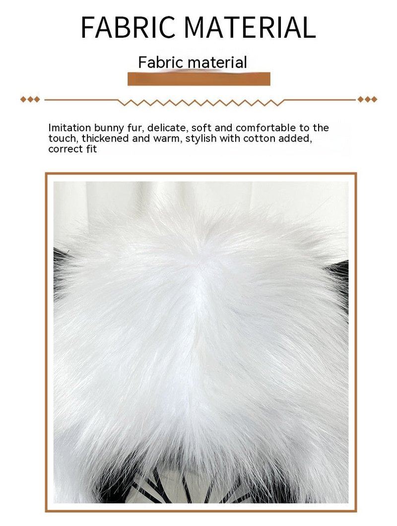 Winter Horn Earmuffs Hat - Thick Woolen Cap for Warmth & Style
