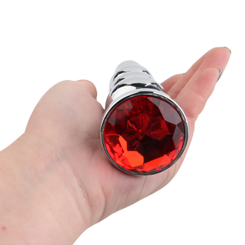 Metal Diamond Pagoda Butt Plug - Adult Wellness, Back Court, Multiple Colors