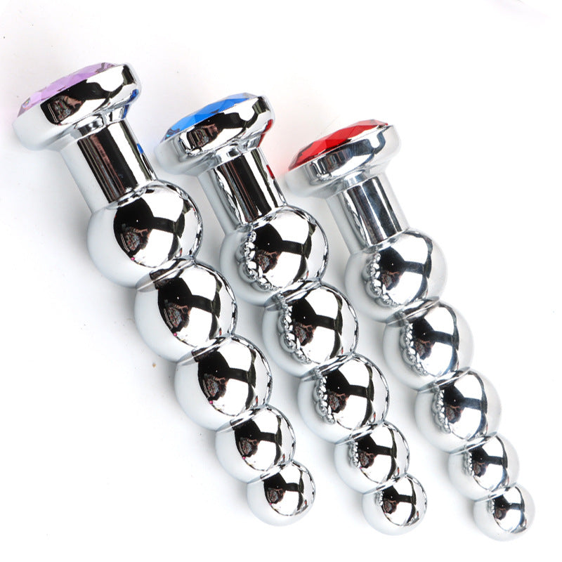 Metal Diamond Pagoda Butt Plug - Adult Wellness, Back Court, Multiple Colors